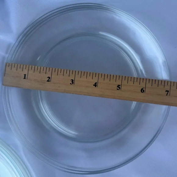 Vintage Clear Glass Plate Set of 11 by Duralex and Arcopal France - Picture 8 of 9